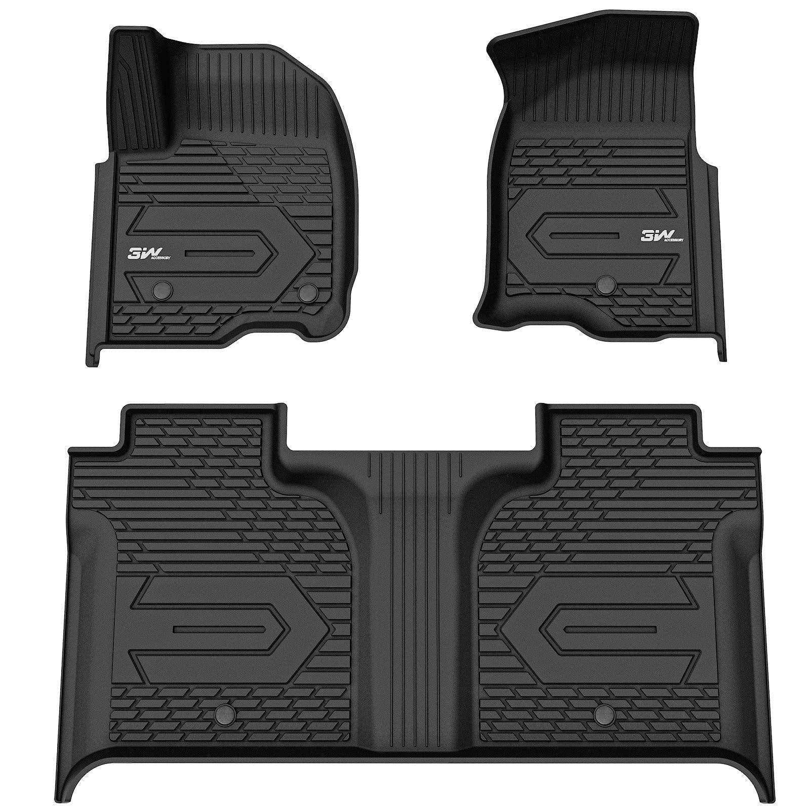 GMC Sierra/ Sierra Denali SuperCrew Cab/ Chevrolet Silverado 2019 - 2025 - Adrian Pro Series Car Mats - Adrian.UAE