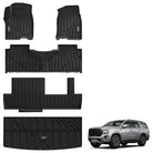 GMC Yukon/Chevrolet Tahoe//Cadillac Escalade 2021 - 2026 (Short Chassis - 2nd Row Bench Seats) - Pro Series Car Mats - Adrian.UAE