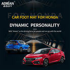 Honda Accord 2018 - 2022 (Not Fit New Shape 2023) - Adrian Pro Series Car Mats - Adrian.UAE