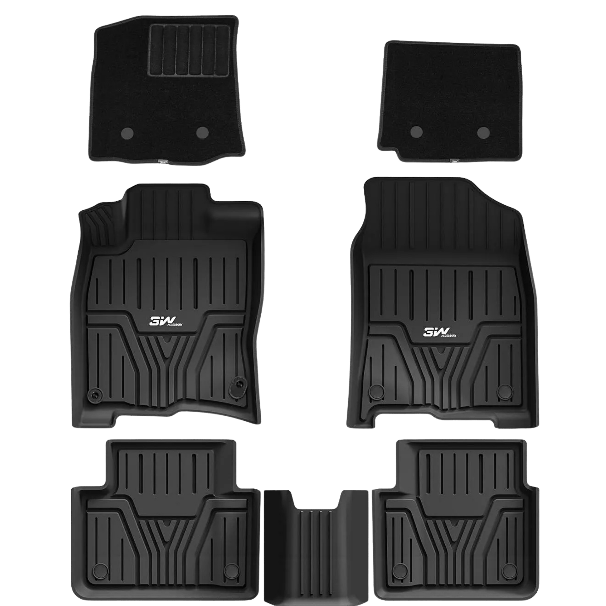 Honda Civic 2017 - 2021 Adrian Car mats Pro Series - Adrian.UAE