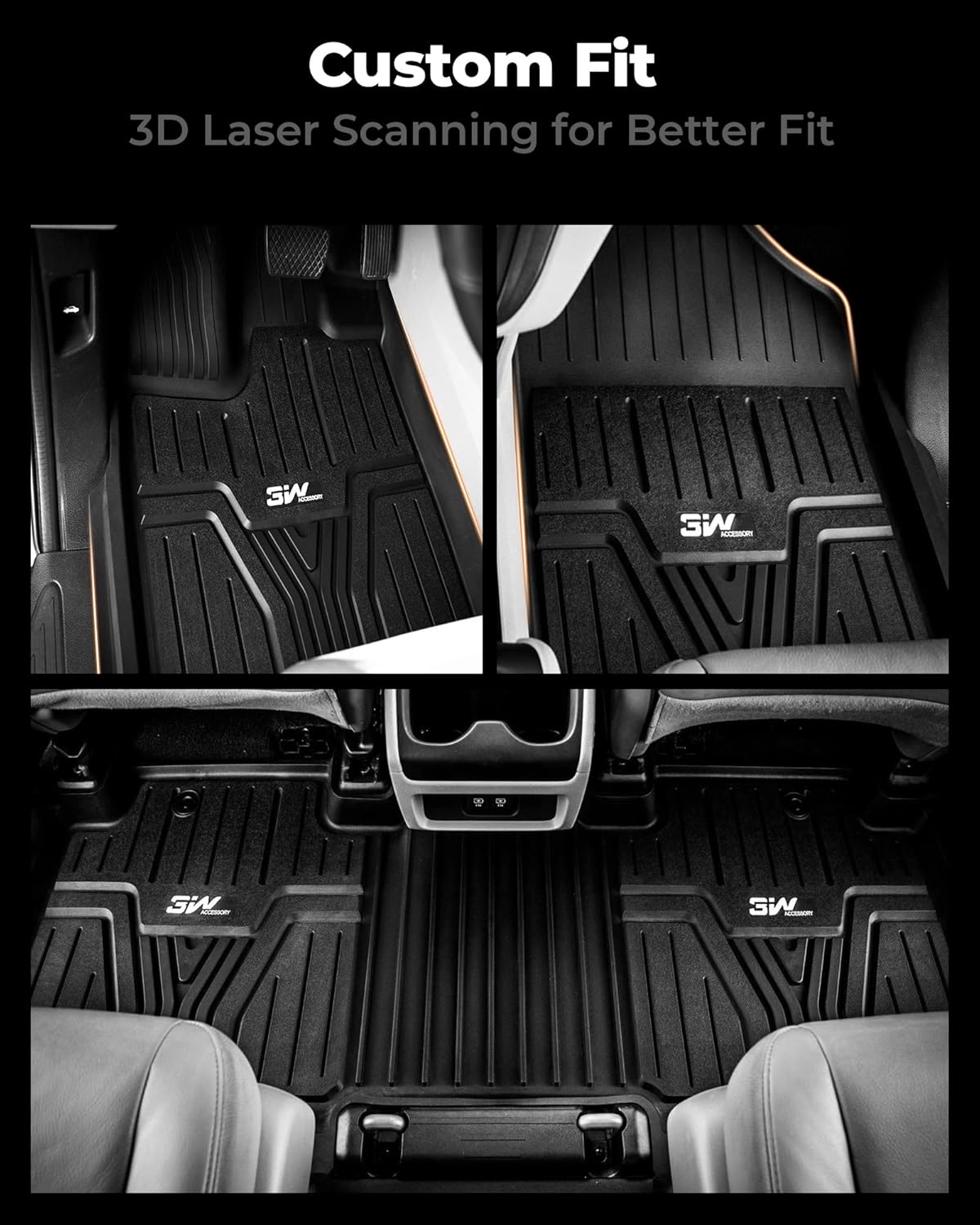 Honda Odyssey 2018 - 2026 - Adrian 3WSeries Car Mats - Adrian.UAE