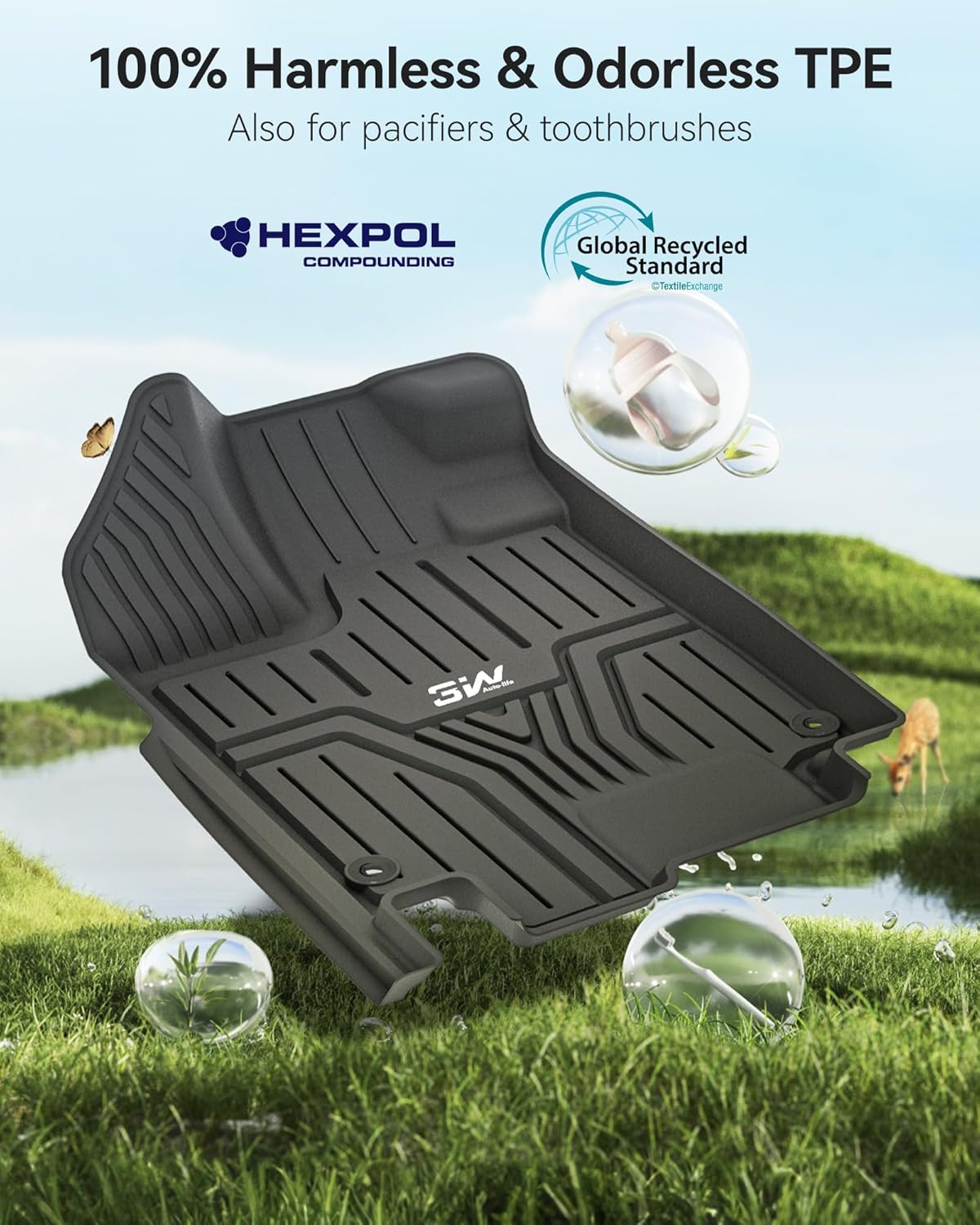 Honda Odyssey 2018 - 2026 - Adrian 3WSeries Car Mats - Adrian.UAE