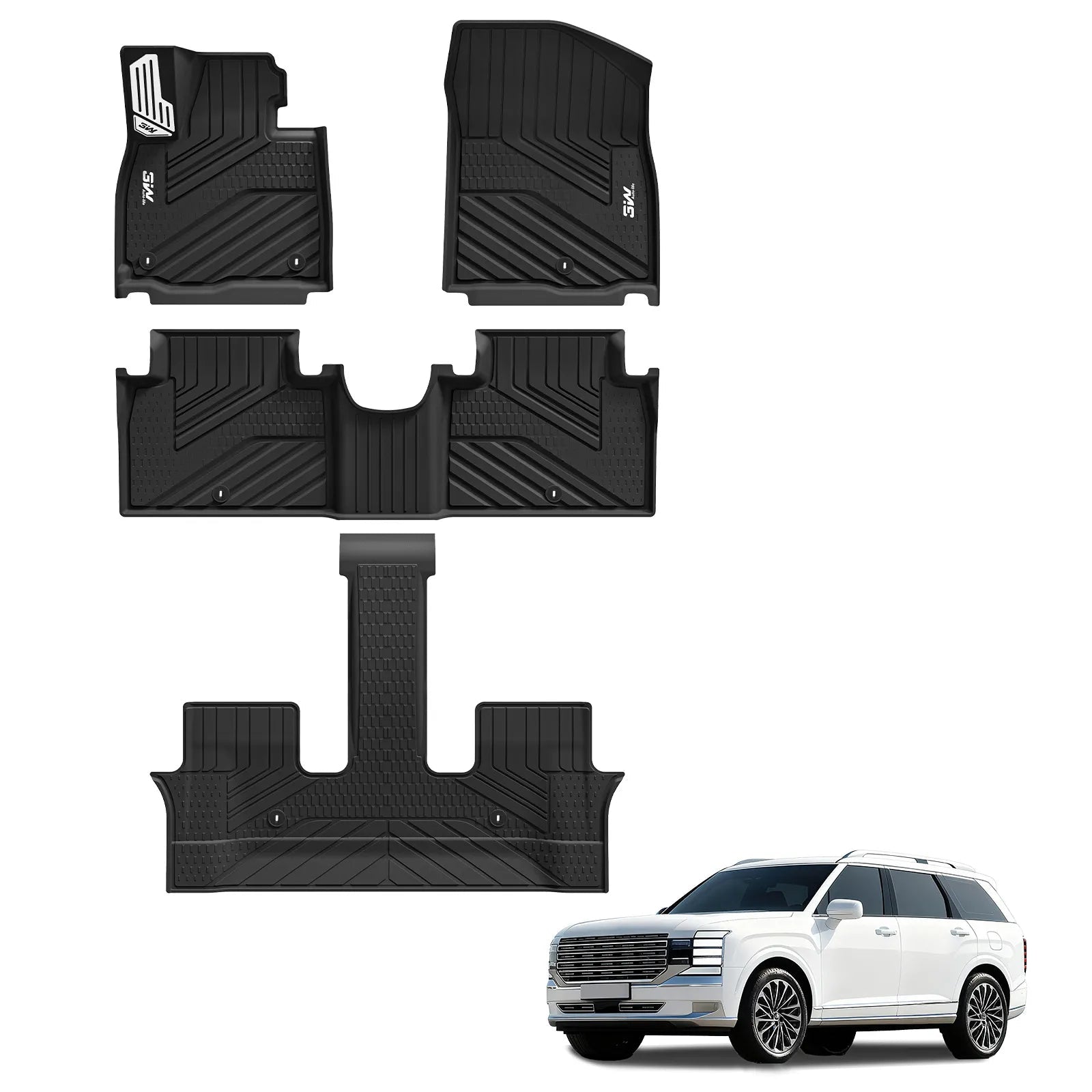 Hyundai Palisade 2026 - Adrian Car Mats Pro Series - Adrian.UAE