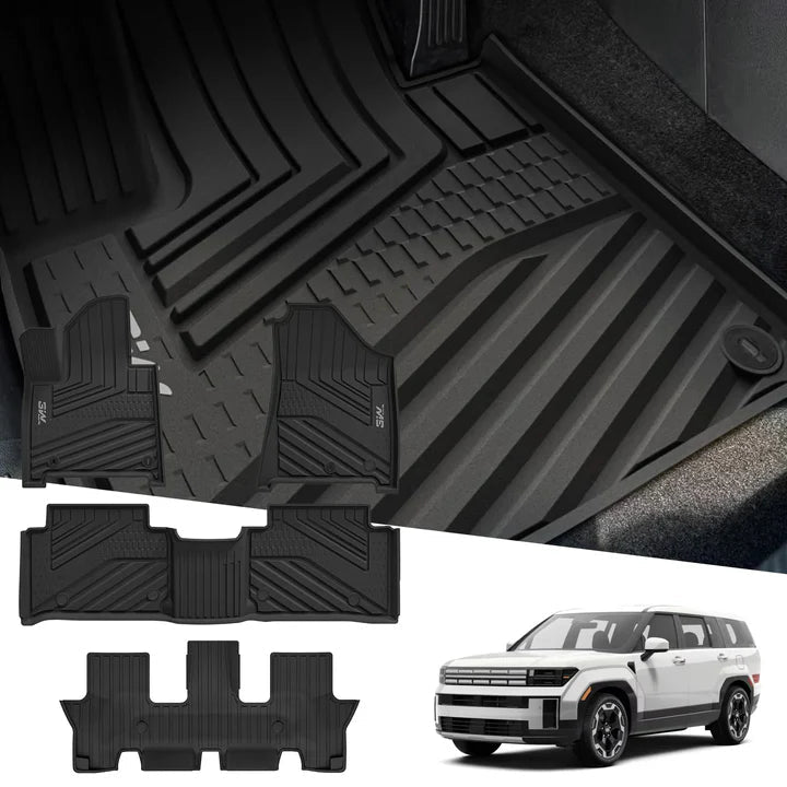Hyundai Santa Fe 2024 - 2026 - Adrian Pro Series Car Mats - Adrian.UAE