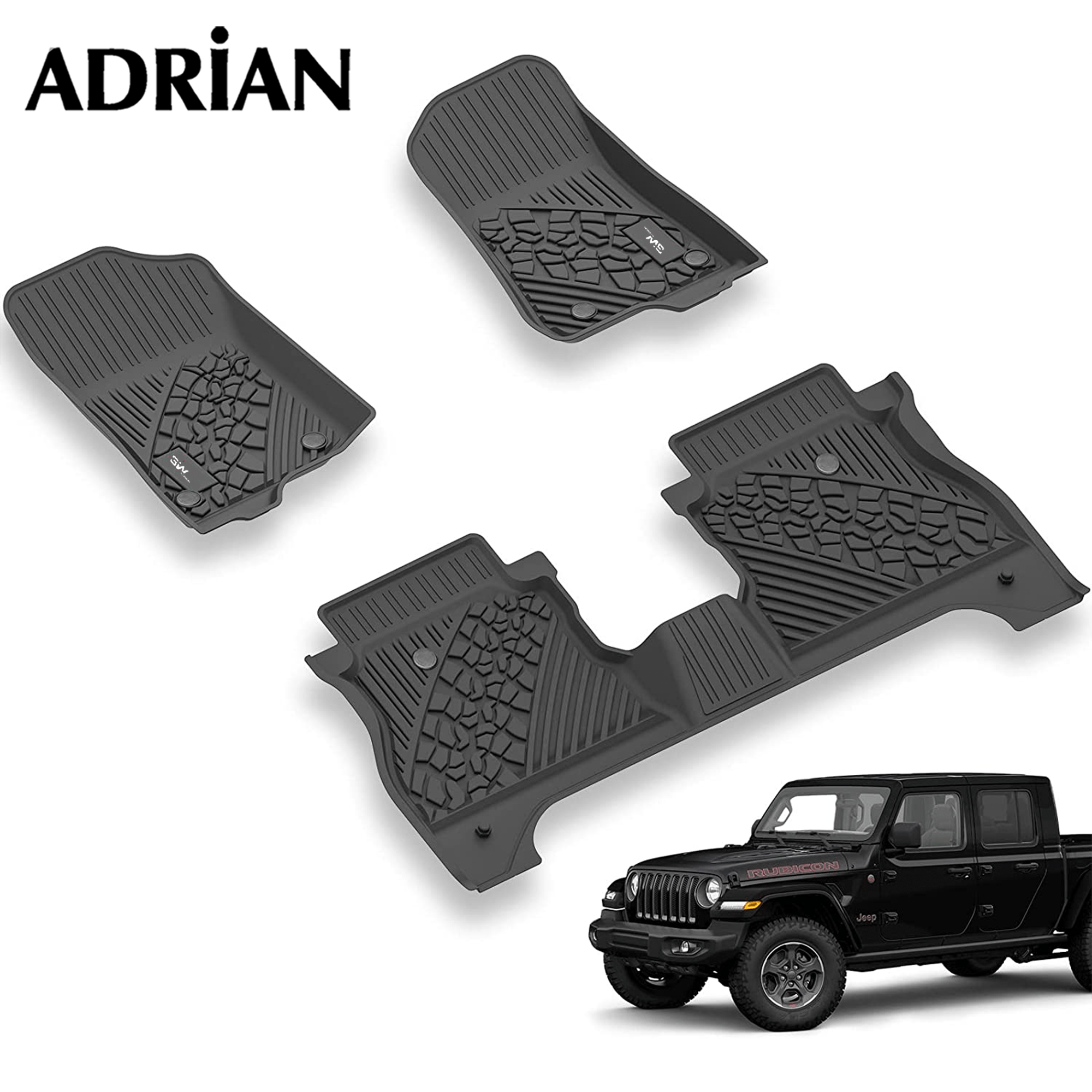 Jeep Gladiator 2020 - 2025 - Pro Series Car Mats - Adrian.UAE