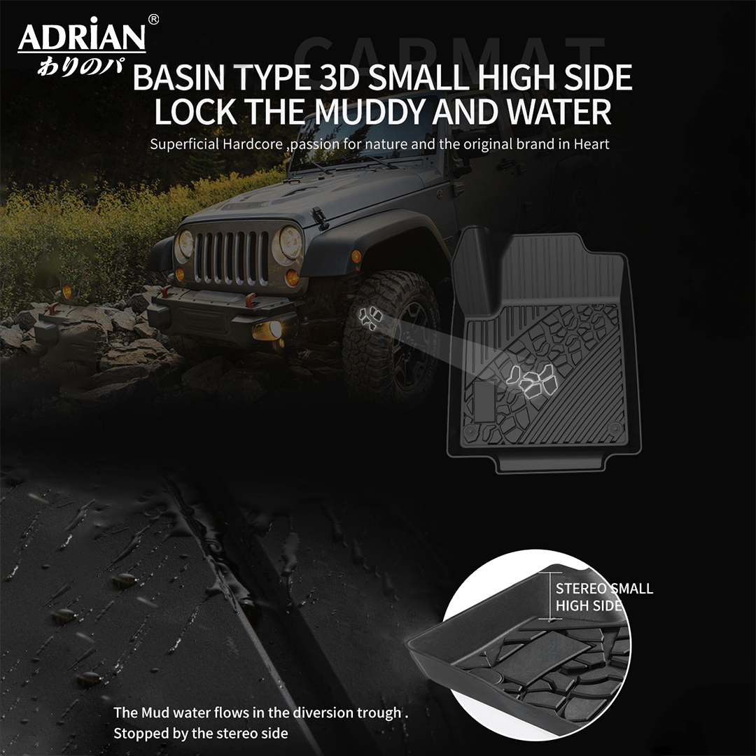 Jeep Grand Cherokee 2014 - 2020 / Dodge Durango 2013 - 2023 - Pro Series Car Mats - Adrian.UAE