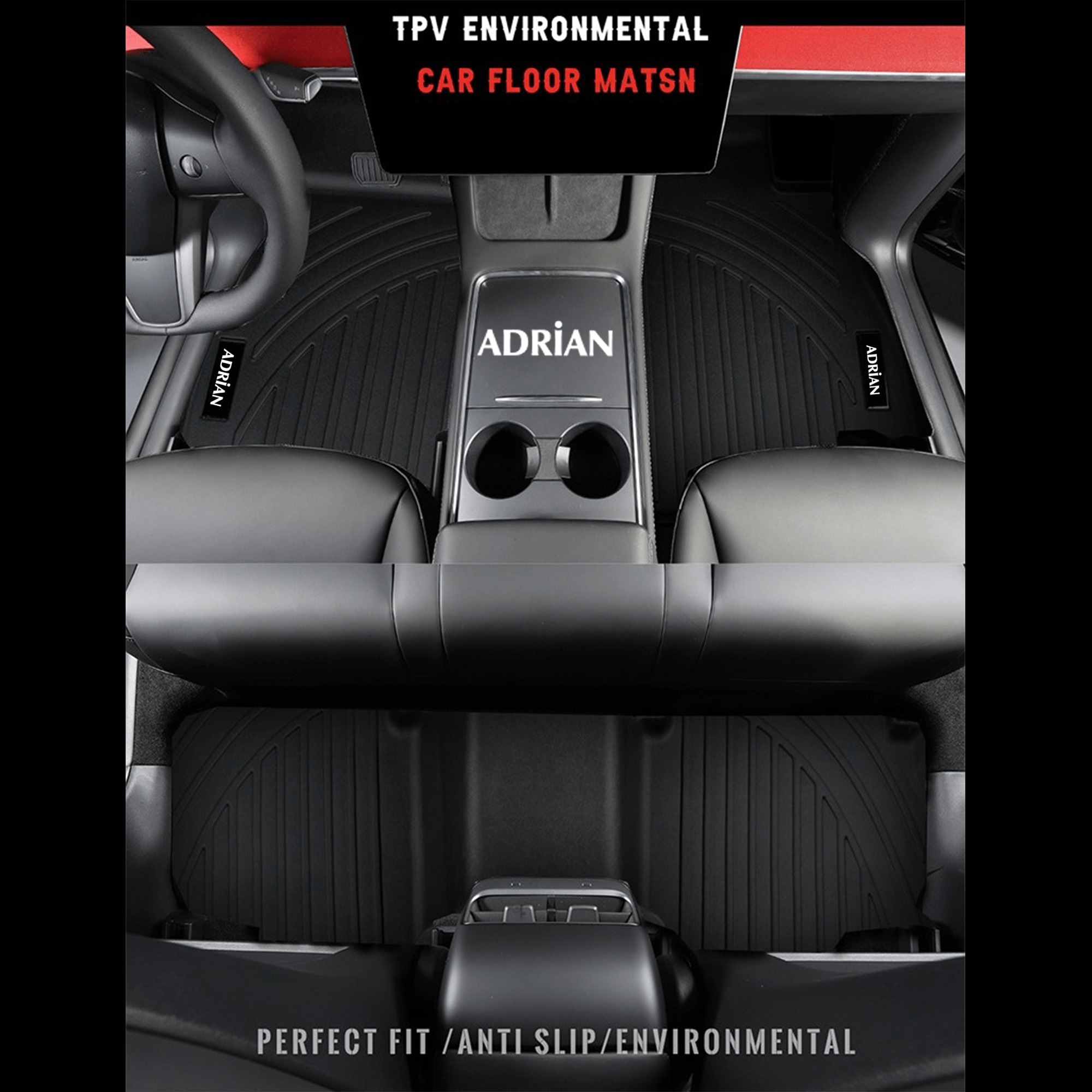 Jeep Wrangler JK 2 Doors 2011 - 2018 - Sport Series Car Mats - Adrian.UAE