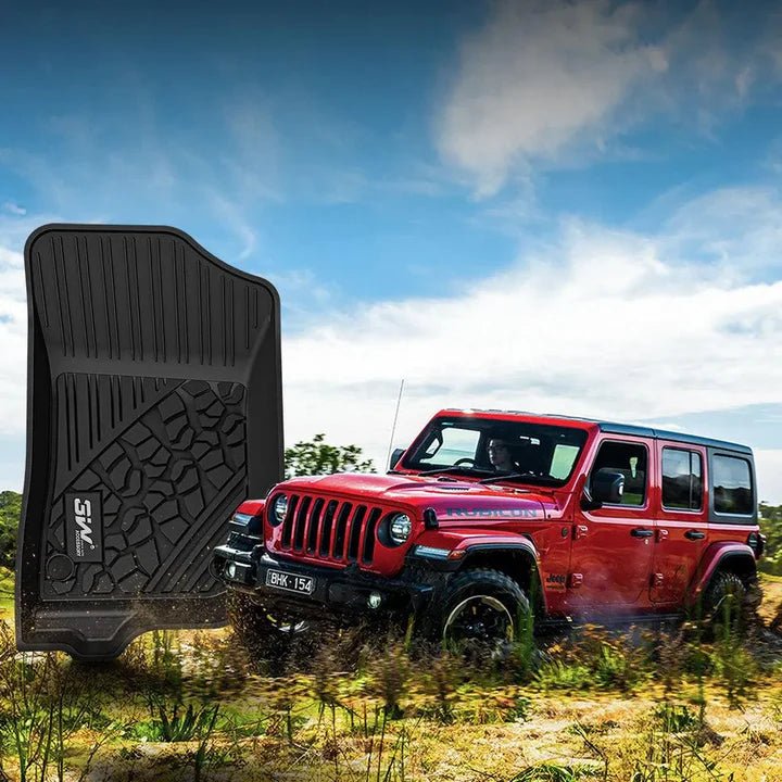Jeep Wrangler JL 2018 - 2025 (4 doors) - Pro Series Car Mats - Adrian.UAE