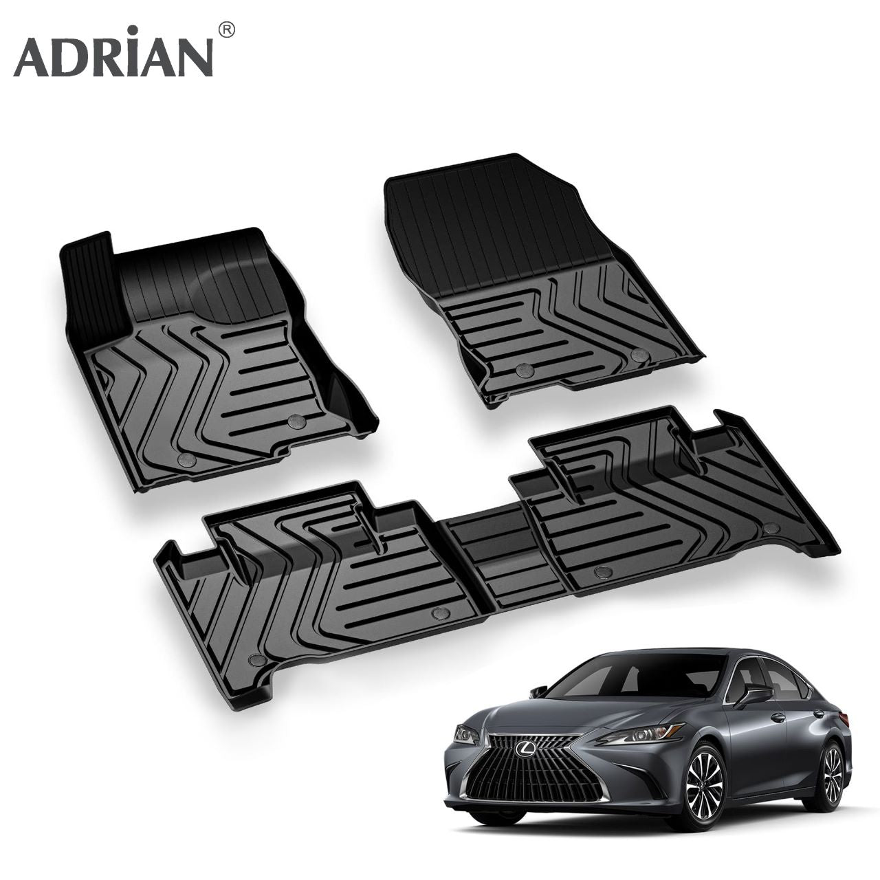 Lexus ES 2019 - 2025 / Toyota Avalon 2018 - 2025 - Adrian Pro Series Car Mats - Adrian.UAE