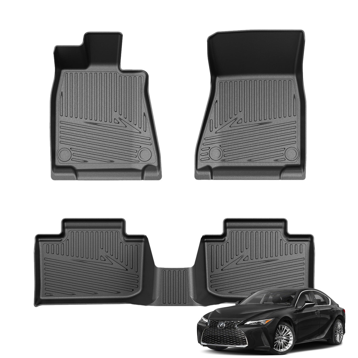 Lexus IS 2017 - 2025 - Sport Series Car Floor Mats - Adrian.UAE