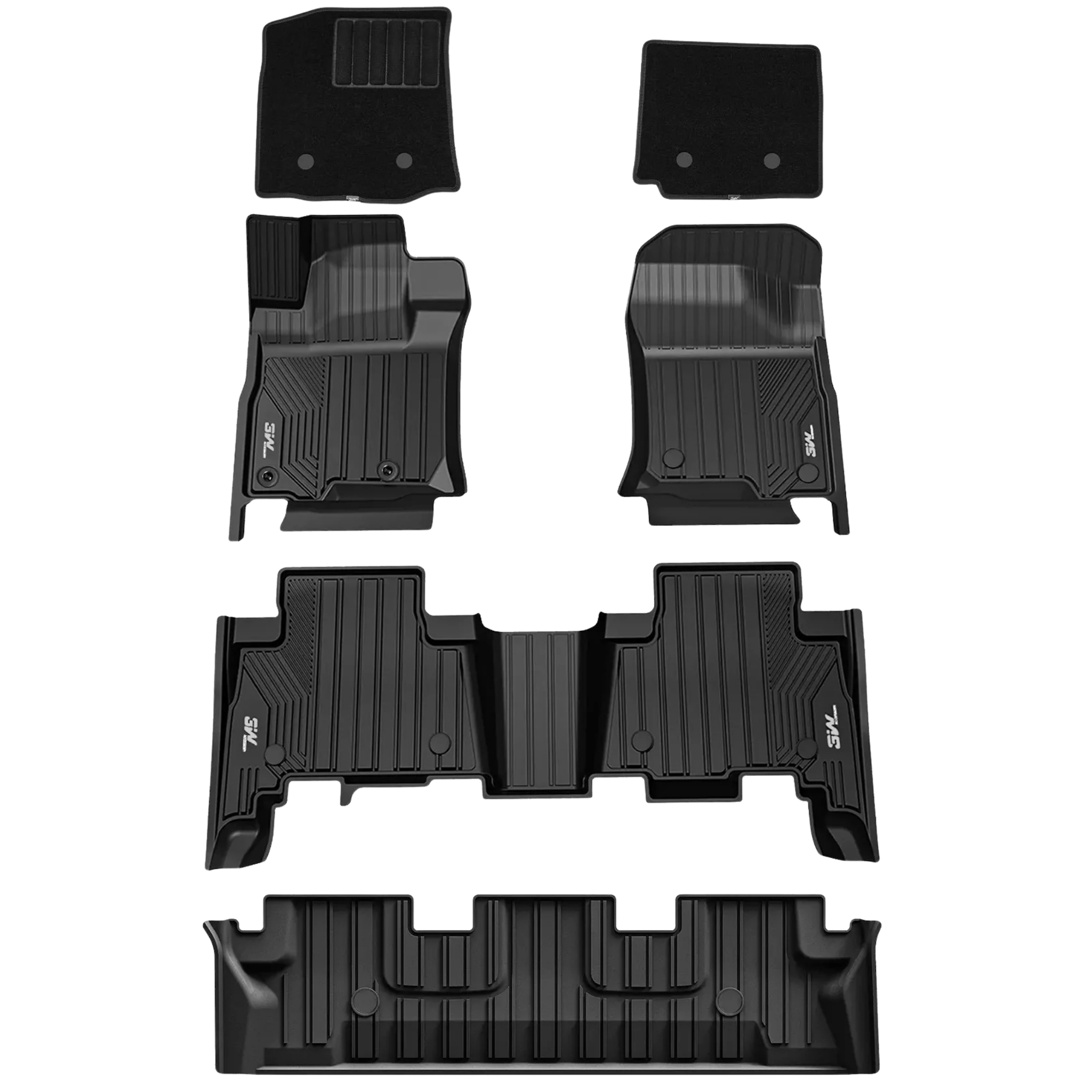 Lexus LX570 / Toyota Land cruiser 2008 - 2021 - Adrian Car Mats Pro Series - Adrian.UAE