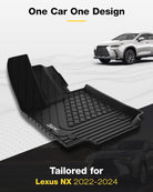 Lexus NX 2022 - 2025 - Adrian Pro Series Car Mats - Adrian.UAE