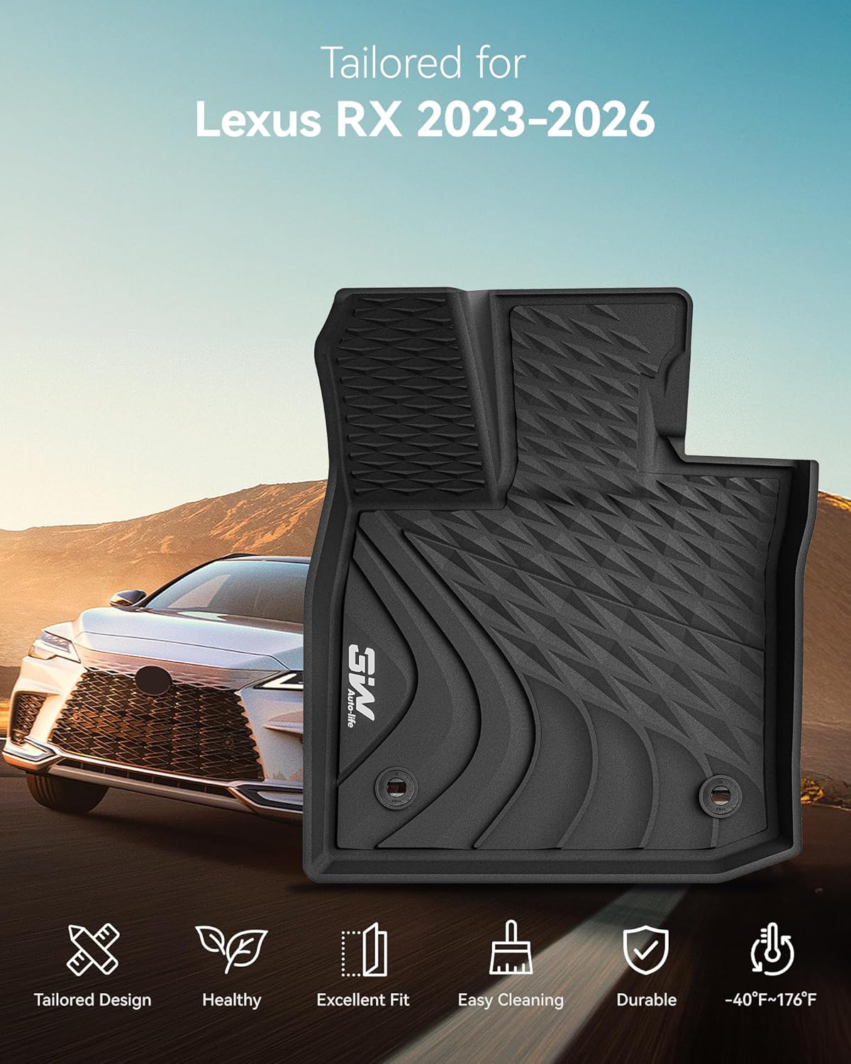 Lexus RX 2023 - 2025 - ADRIAN Pro Car Mats - Adrian.UAE