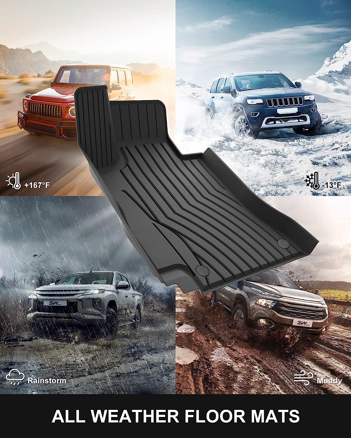 Mercedes Benz C Class 2015 - 2021 - Adrian Car Mat Pro Series - Adrian.UAE