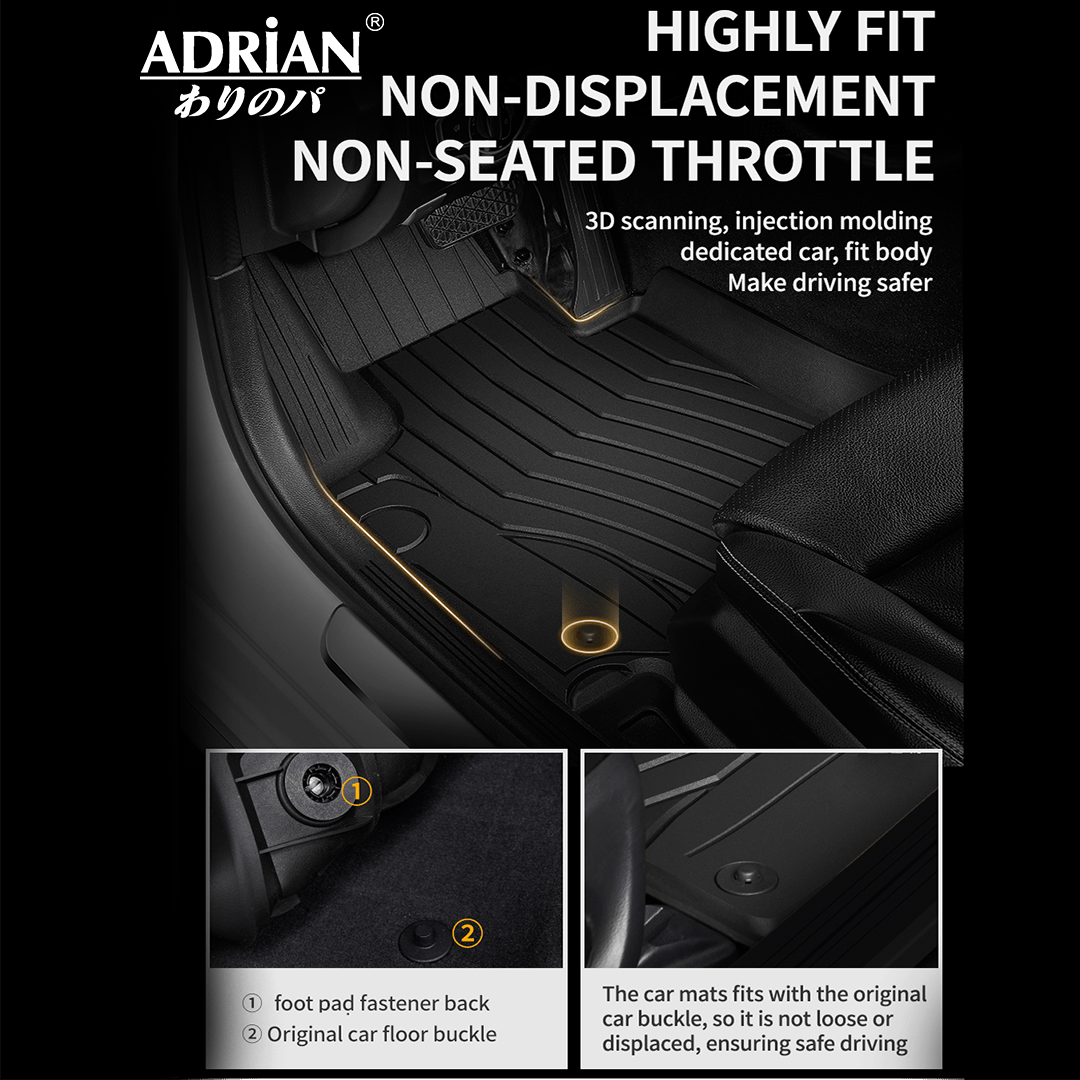 Mercedes S Class 2021 - 2026 - Adrian Car Mats Pro Series - Adrian.UAE