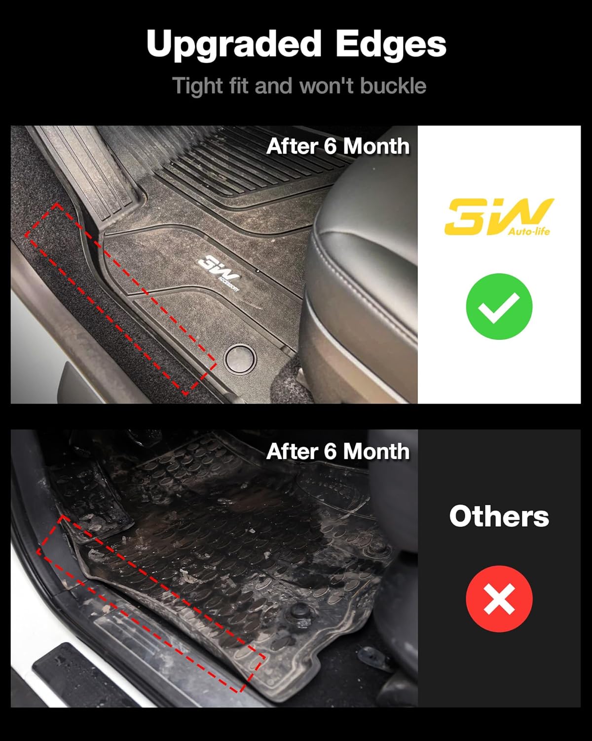 Nissan Patrol / Infiniti QX80 2010 - 2024 Adrian 3W Car Mats Pro Series - Adrian.UAE