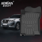 Nissan Patrol / Infiniti QX80 2010 - 2024 Adrian 3W Car Mats Pro Series - Adrian.UAE