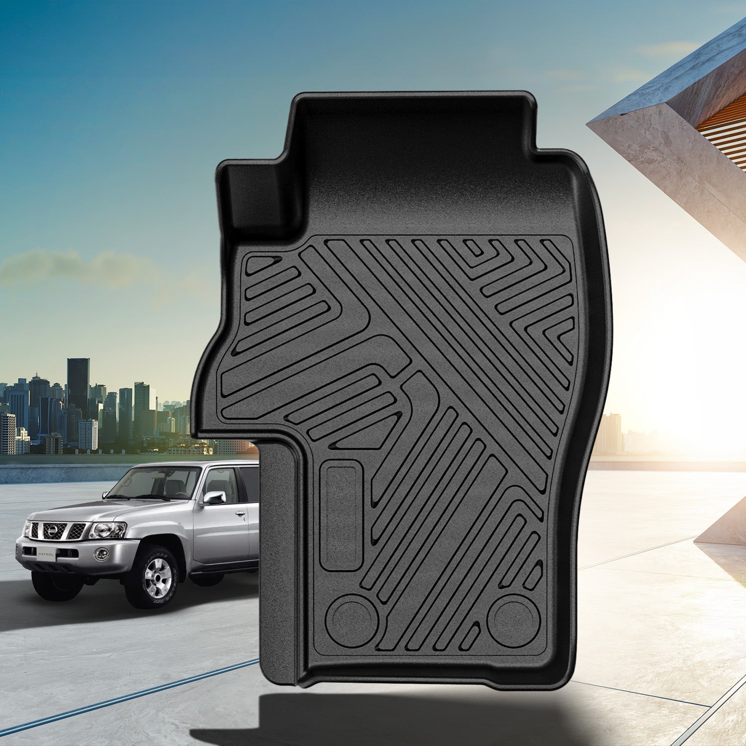 Nissan Patrol Super Safari Y61 (1998 - 2025) - Sport Series Car Mats - Adrian.UAE