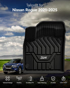 Nissan X - Trail / Nissan Rouge 2023 - 2025 - Adrian Car Mats - Pro Series - Adrian.UAE