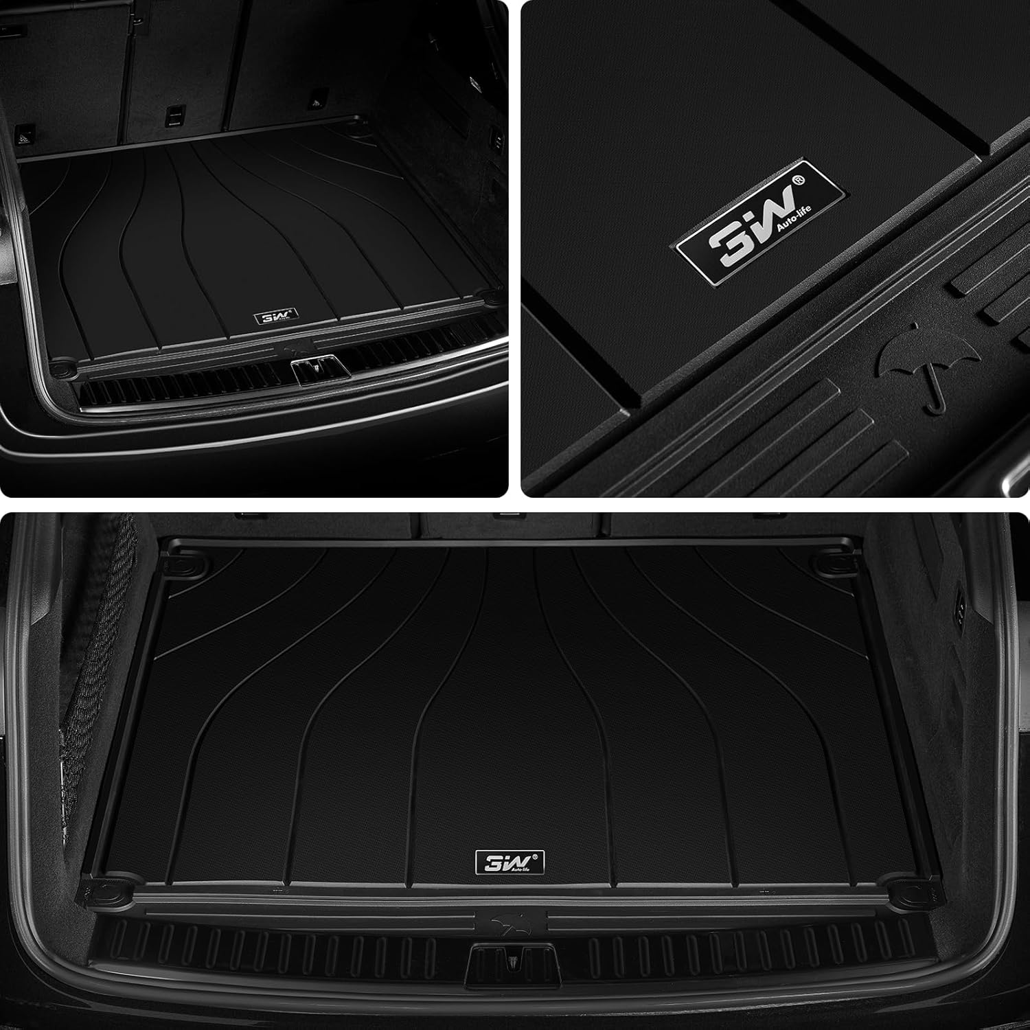 Porsche Cayenne 2018 - 2026 ADRIAN 3W Car Trunk Mat - Adrian.UAE