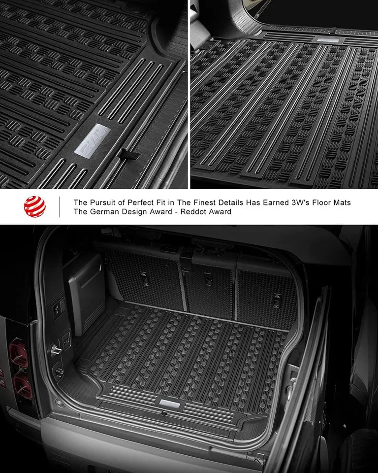 Range Rover Defender 110 (4 Doors) 2020 - 2025 - Adrian Trunk Mats Pro Series - Adrian.UAE