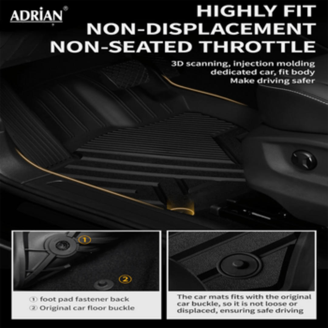 Skoda Kodiaq 2017 - 2024 Adrian Car mats Pro Series - Adrian.UAE