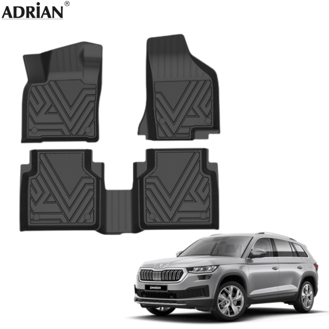 Skoda Kodiaq 2017 - 2024 Adrian Car mats Pro Series - Adrian.UAE