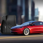 Tesla Model 3 2021 - 2023 ADRIAN 3W Custom Floor Mats TPE Material & All - Weather Protection - Adrian.UAE