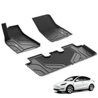 Tesla Model Y 2020 - 2024 ADRIAN 3W Custom Floor Mats TPE Material & All - Weather Protection 5 - Seater - Adrian.UAE