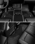 Tesla Model Y 2025 - 2026 ADRIAN 3W Custom Floor Mats TPE Material & All - Weather Protection 5 - Seater - Adrian.UAE