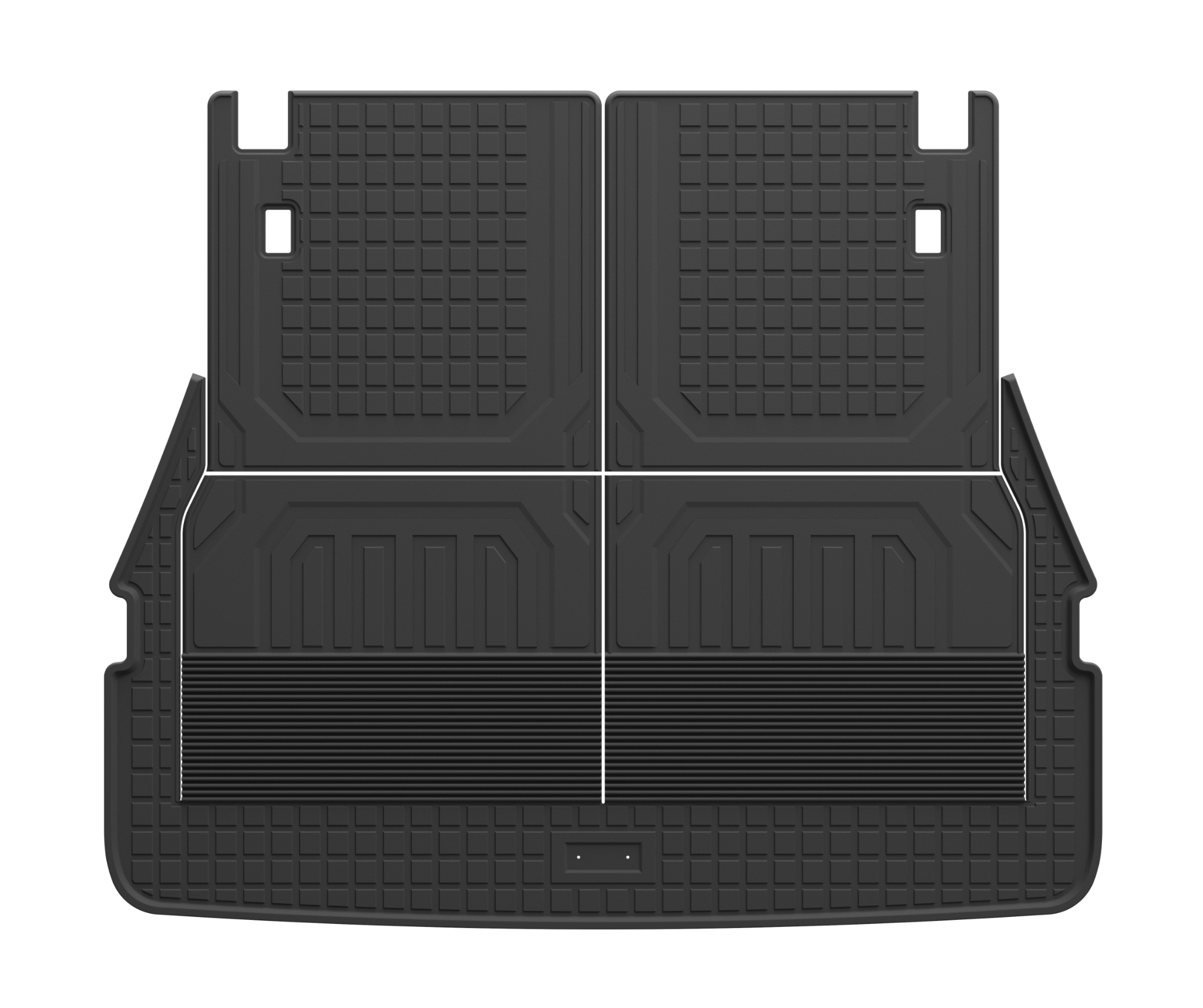 Toyota Land Cruiser 2022 - 2025 - 3W ADRIAN Trunk Mat - Black Color - Adrian.UAE