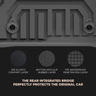 Toyota Land cruiser 2022 - 2025(3 Rows) Black Color - 3W ADRIAN Car Mats - Adrian.UAE