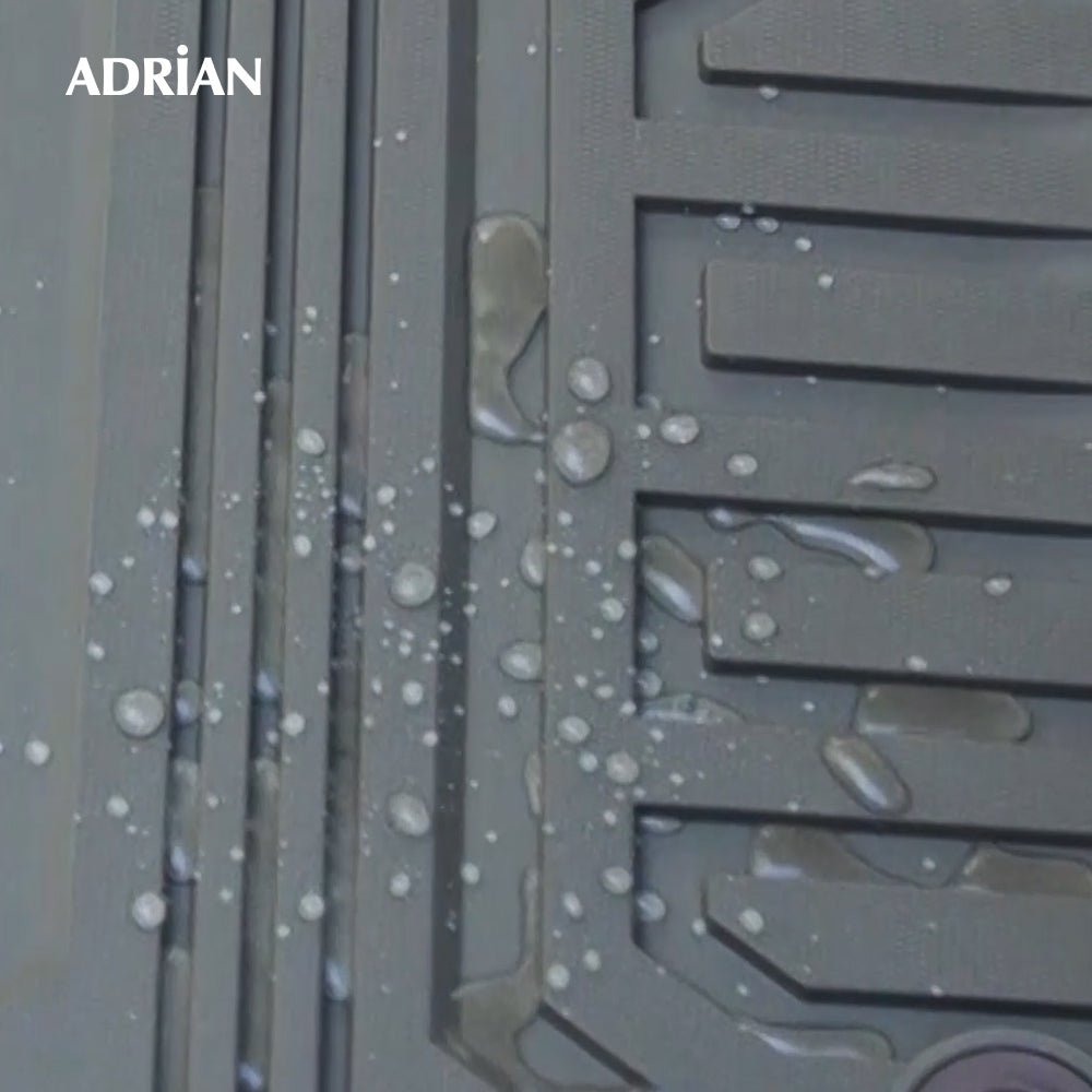 Toyota Land cruiser 2022 - 2025(3 Rows) Black Color - 3W ADRIAN Car Mats - Adrian.UAE