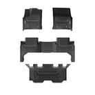 Toyota Land cruiser 2022 - 2025(3 Rows) Black Color - 3W ADRIAN Car Mats - Adrian.UAE
