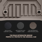 Toyota Land cruiser 2022 - 2026 (3 Rows) 3W ADRIAN Car Mats - Adrian.UAE