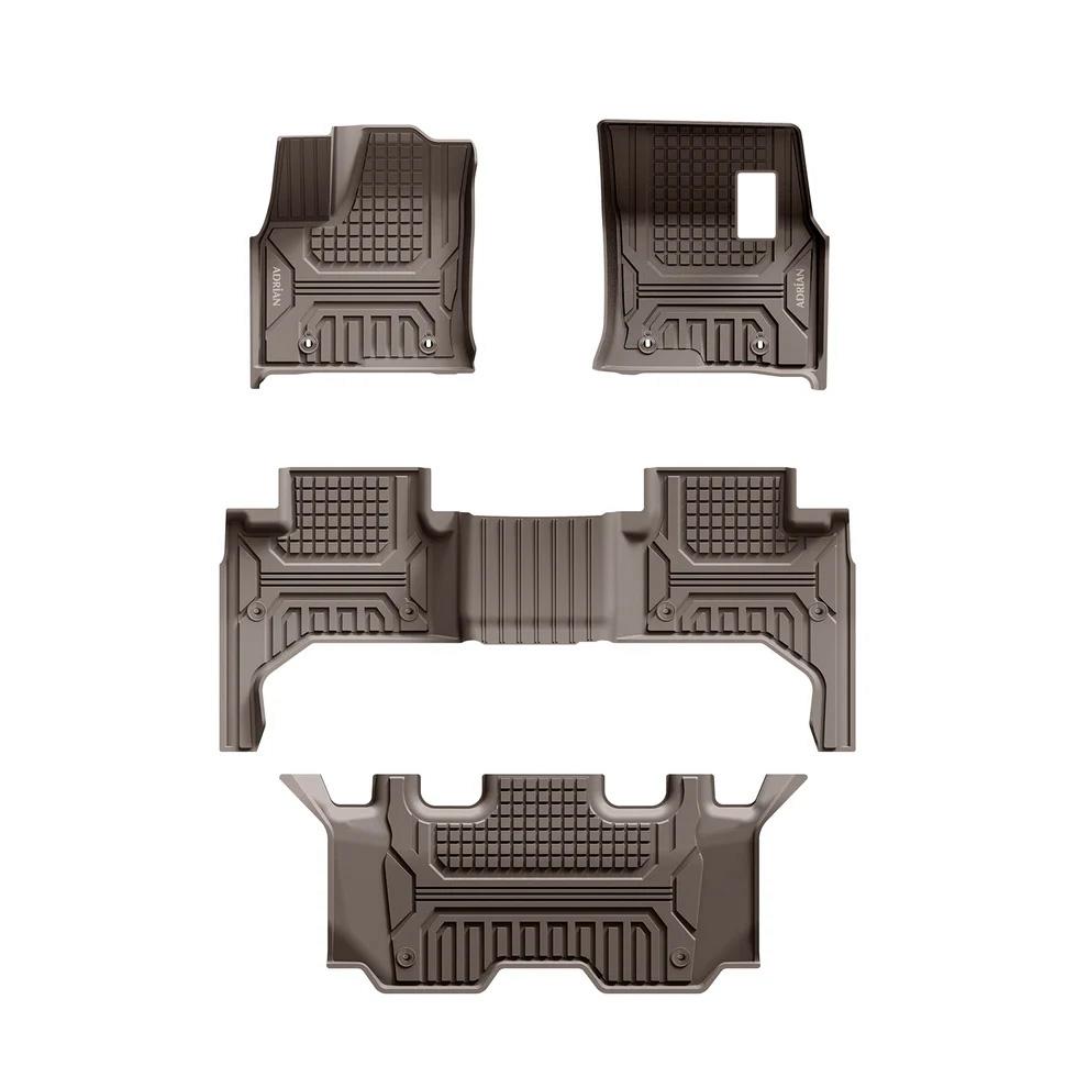 Toyota Land cruiser 2022 - 2026 (3 Rows) 3W ADRIAN Car Mats - Adrian.UAE