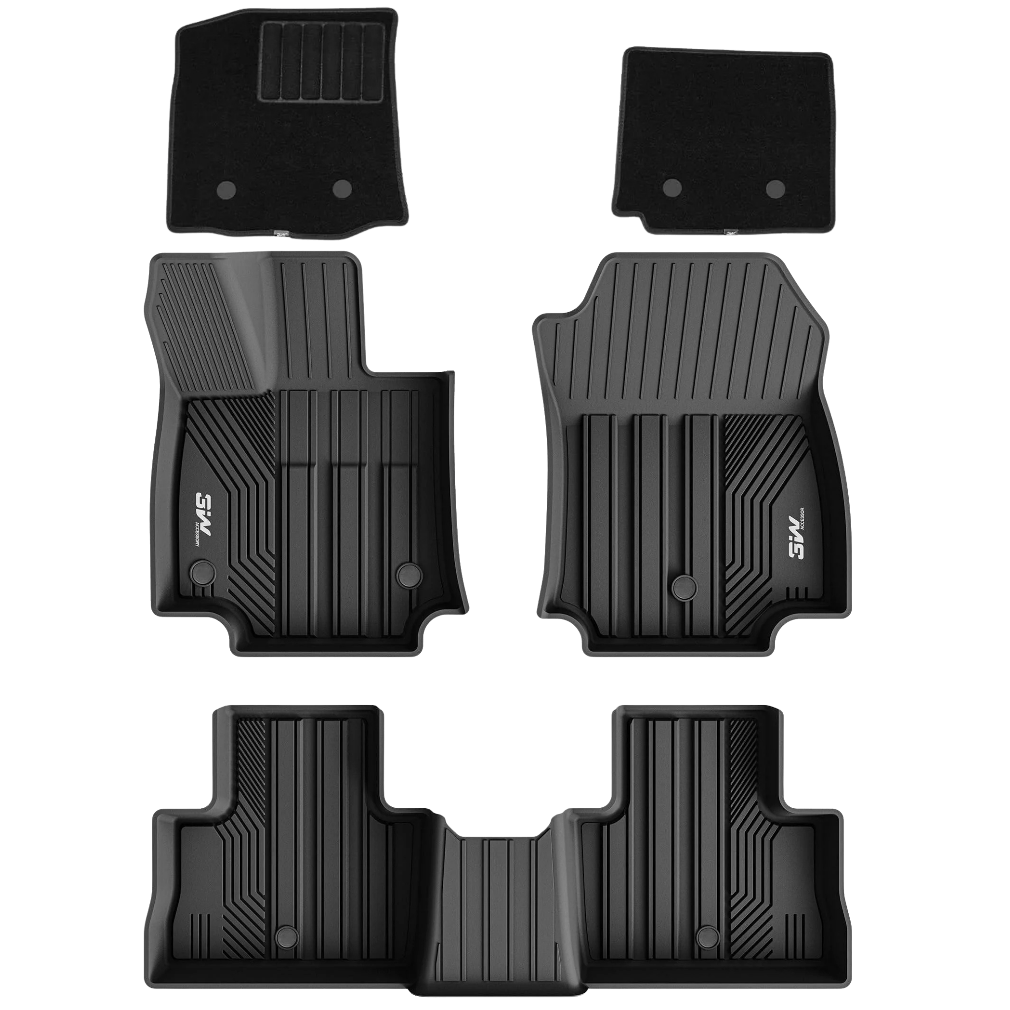 Toyota Rav4 2019 - 2025 (Petrol only not hybrid) - Adrian Car Mats Pro Series - Adrian.UAE