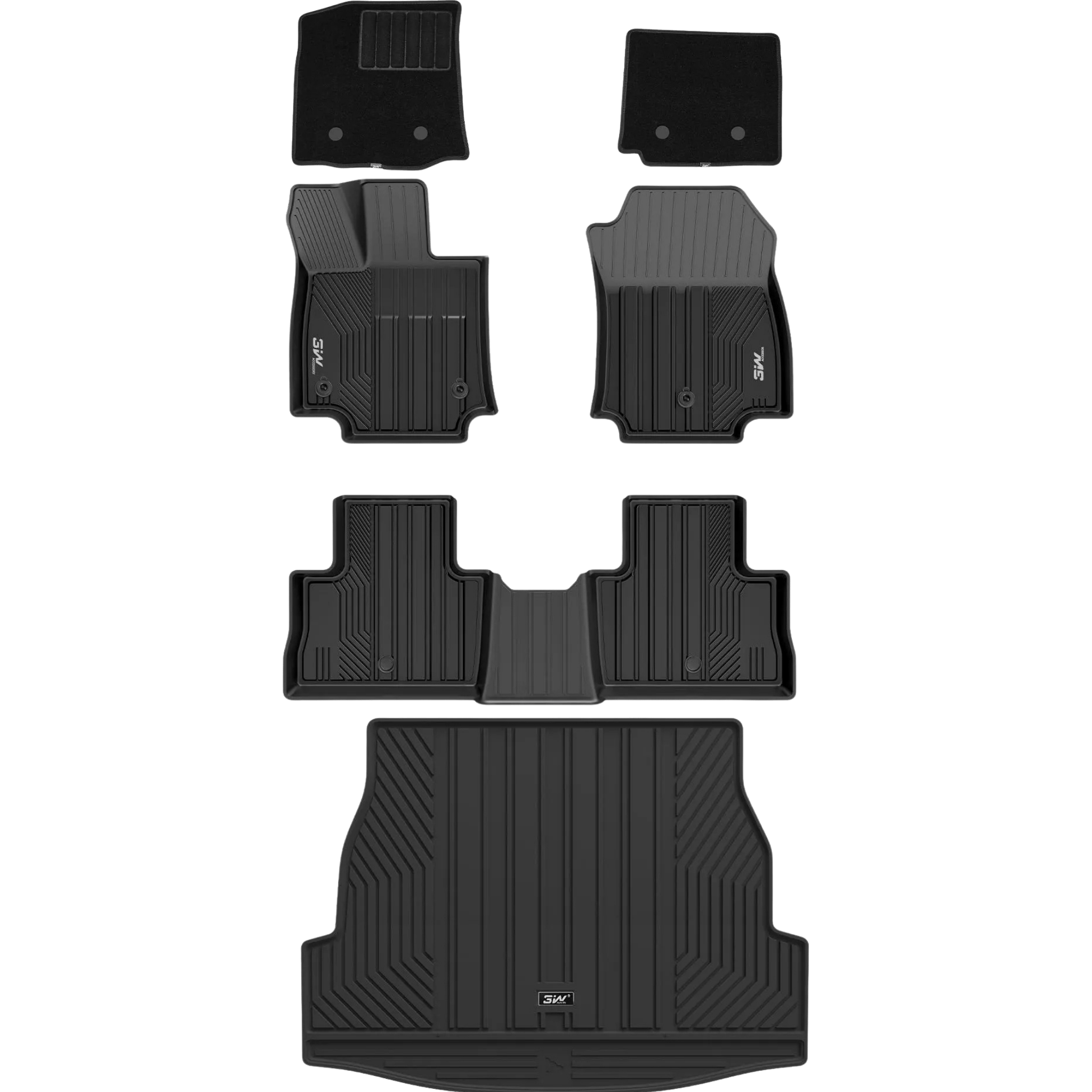 Toyota Rav4 2019 - 2025 (Petrol only not hybrid) - Adrian Car Mats Pro Series - Adrian.UAE