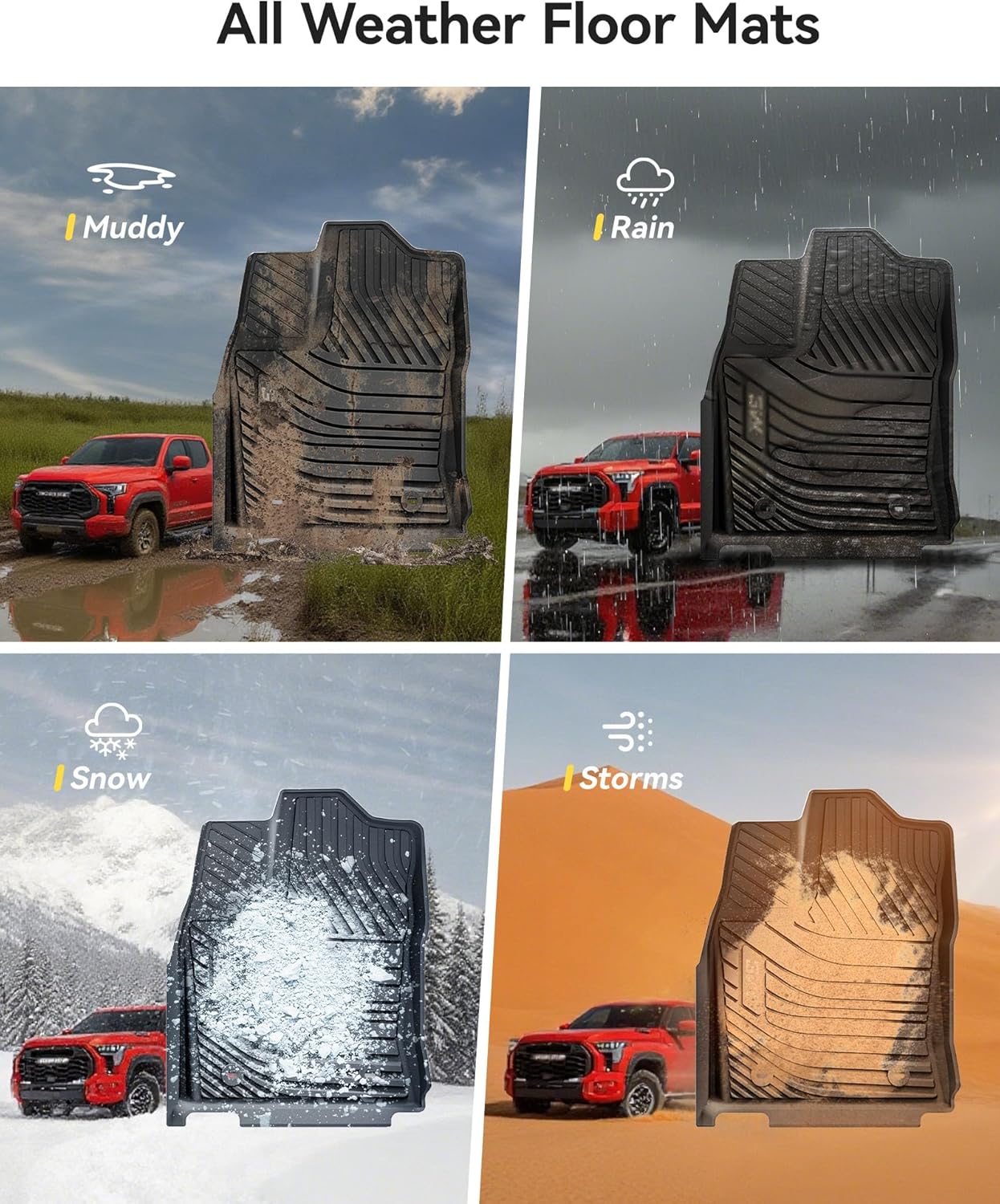 Toyota Tundra 2022 - 2025 - Adrian Car Mats Pro Series - Adrian.UAE