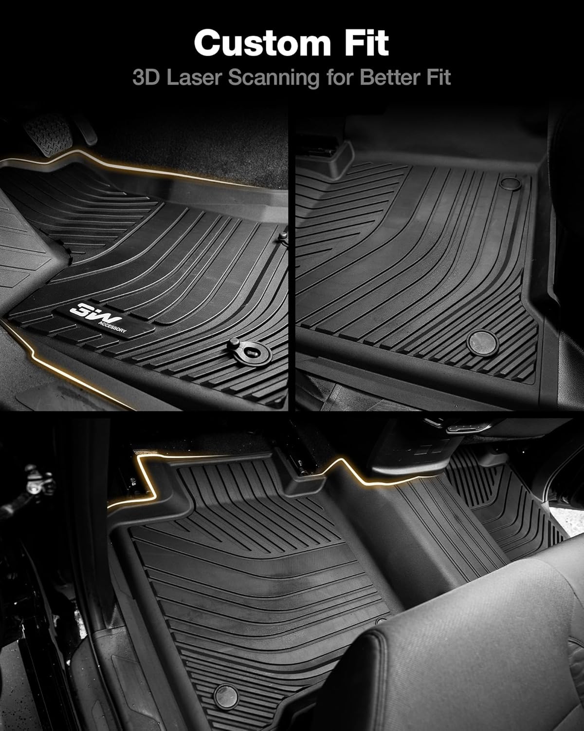 Toyota Tundra 2022 - 2025 - Adrian Car Mats Pro Series - Adrian.UAE