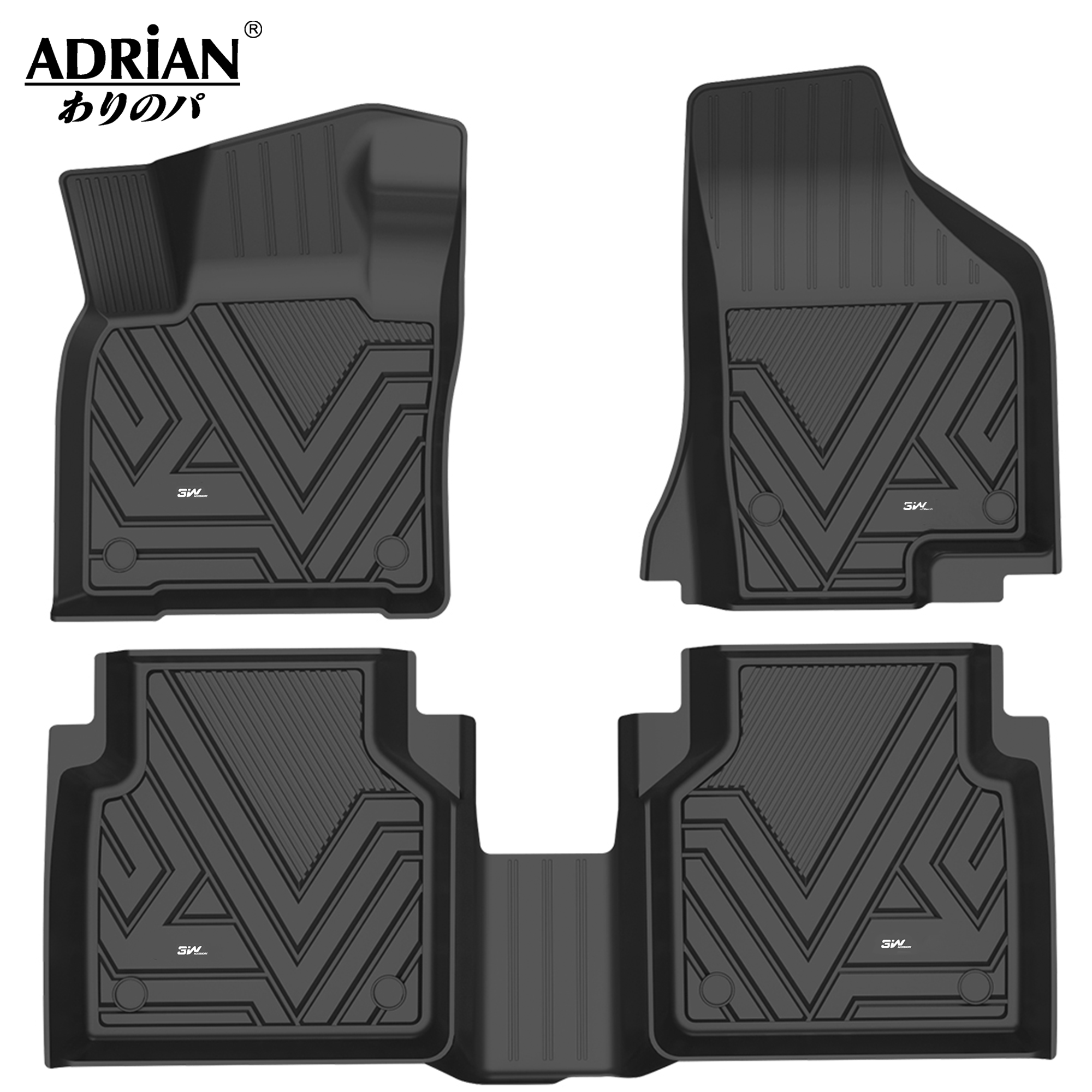 Volkswagen Teramont 2016 - 2025 - Adrian Car Mats Pro Series - Adrian.UAE